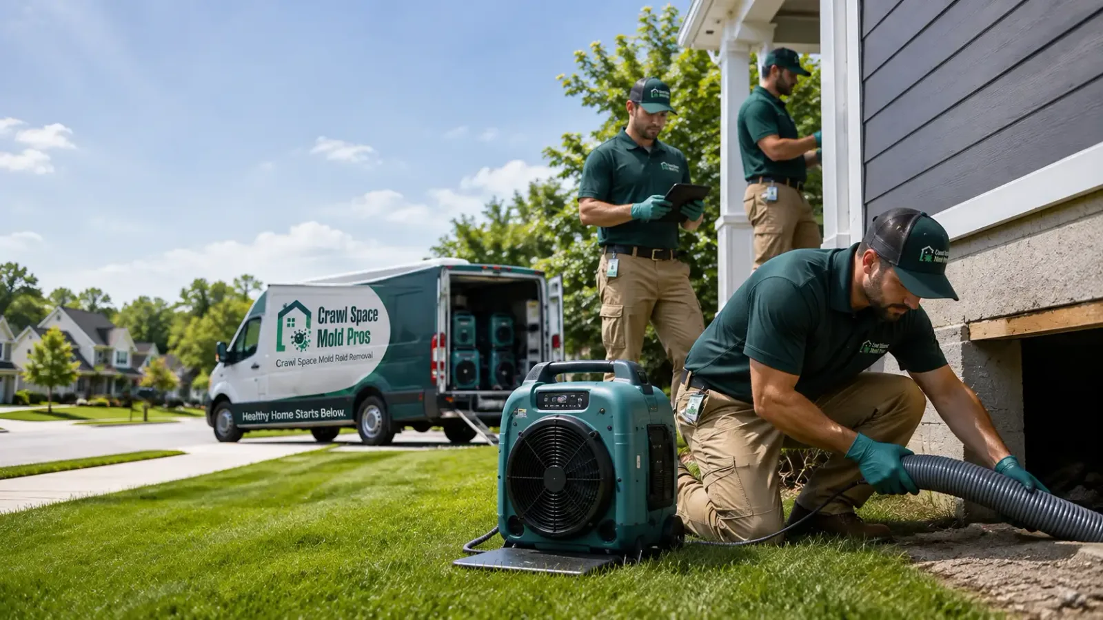 Crawl Space Mold Removal in Norwich, CT